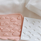 Clouds pattern plate debosser