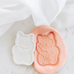 Lucky cat debosser and cutter