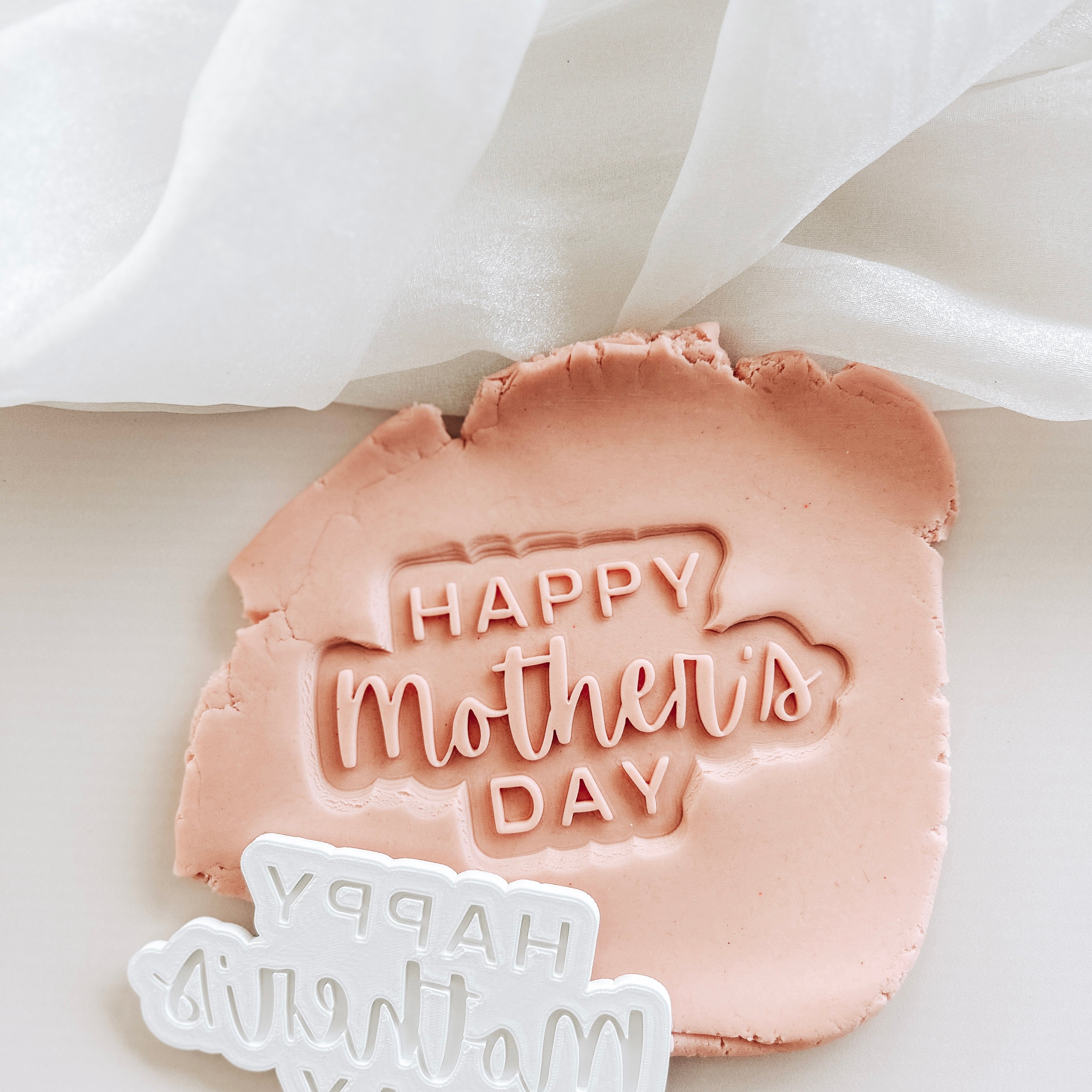 Happy Mother’s Day classic font debosser and cutter