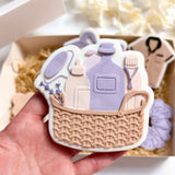 Spa Hamper rattan basket debosser and cutter