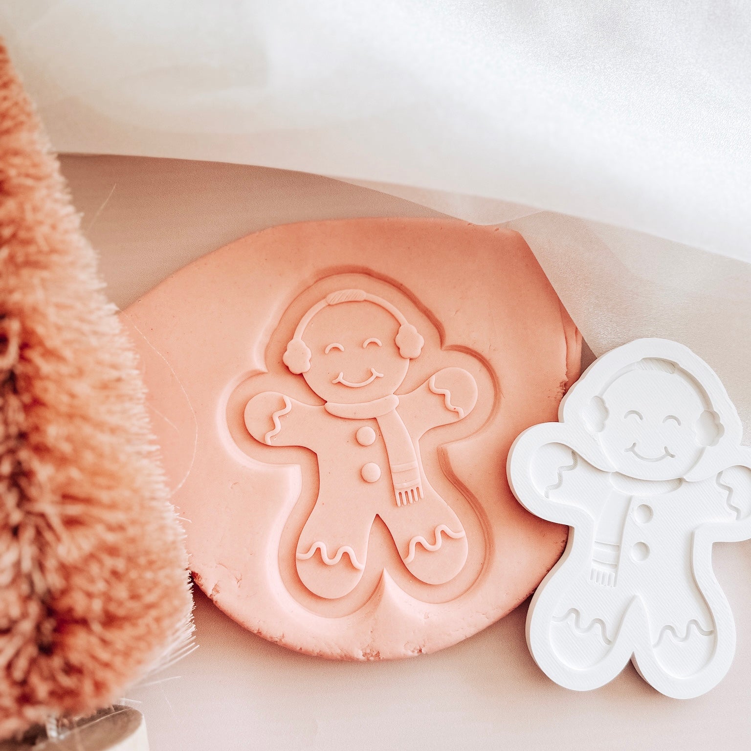 Gingerbread man debosser and cutter