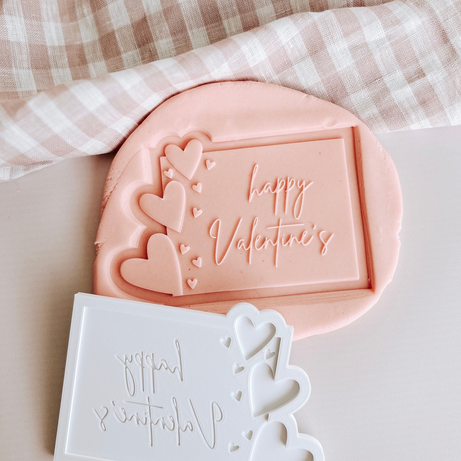 Happy Valentine’s debosser and cutter