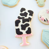 Cow pattern plate debosser