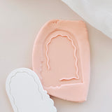 Border pop wavy arch with garland space stamp and cutter