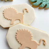 Modern Jungle animals outline set of 5