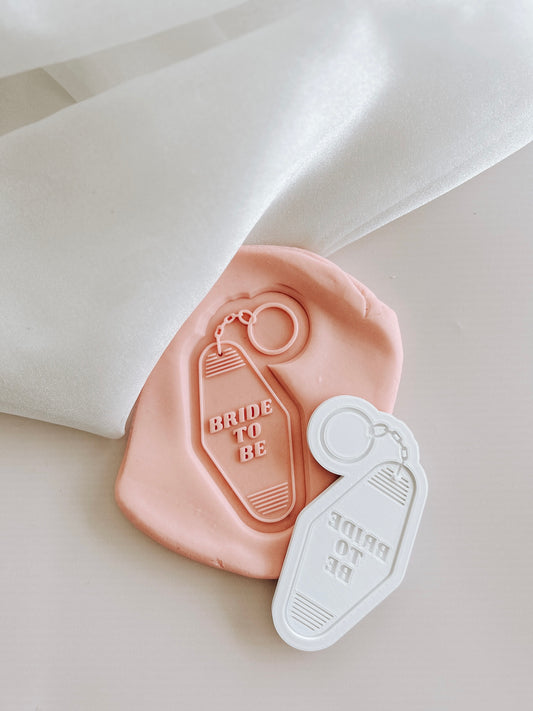 Bride to be key ring debosser and cutter