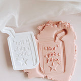 Hot girl juice debosser and cutter
