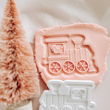 Christmas Polar express train set of 3 stamps and cutters