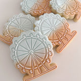 Ferris wheel cookie embosser and cutter