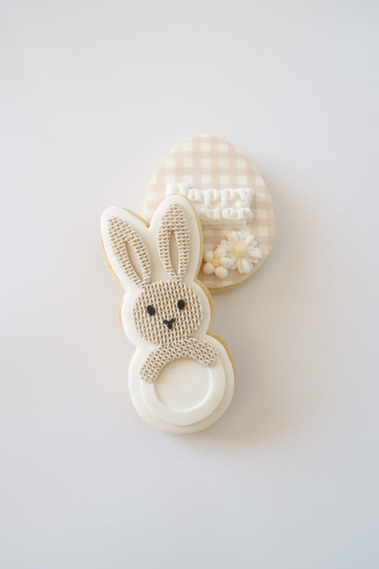 Bunny rattle debosser and cutter