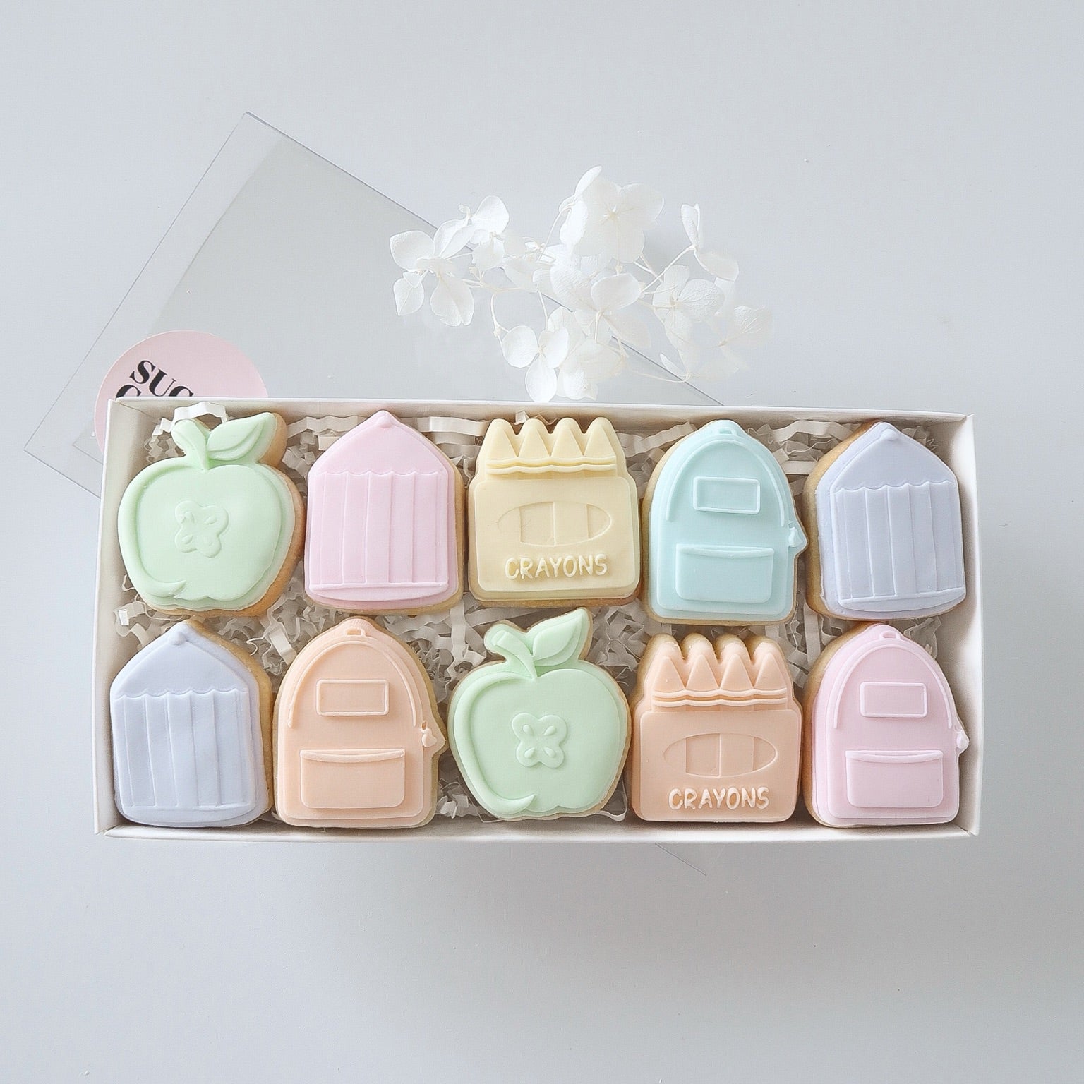 Bite sized teacher set minis stamps and cutters