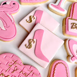 $ dollar sign heels debosser plate