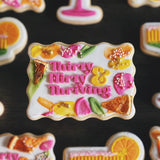 Thirty, flirty & thriving debosser plate