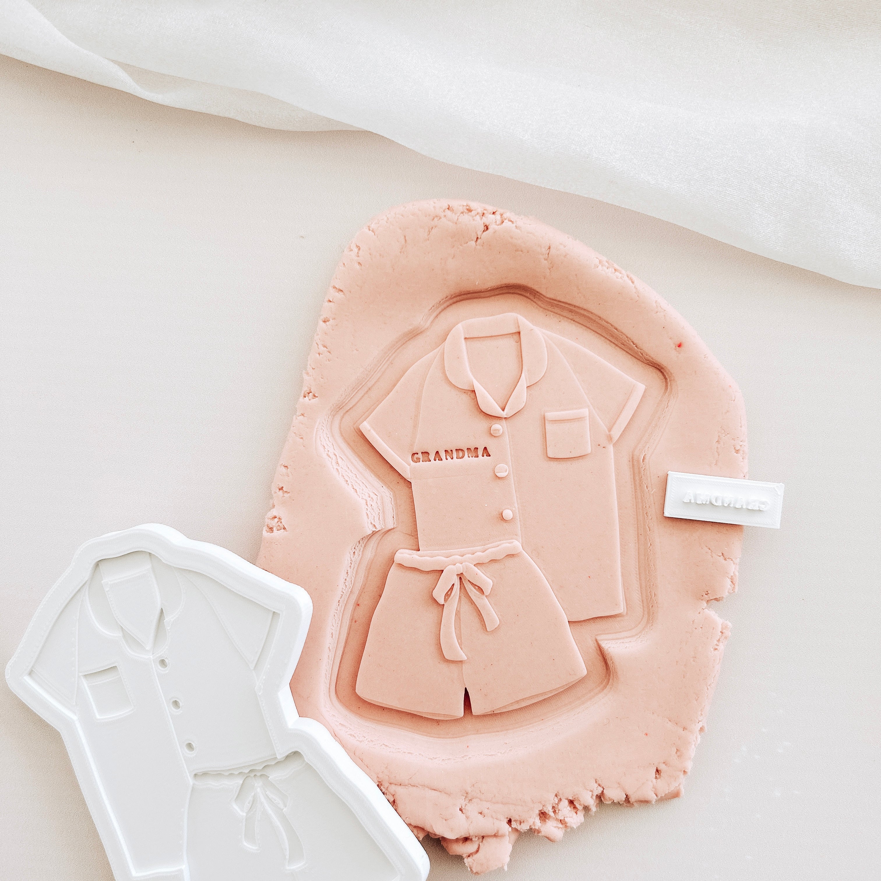 Extra mini Embosser embroidery set of 4