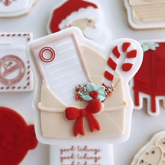 Cute letter to Santa envelope debosser and cutter