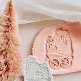 Christmas Polar express train set of 3 stamps and cutters