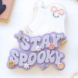 Stay spooky Halloween font stamp and cutter