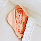 Twins baby blocks debosser and cutter