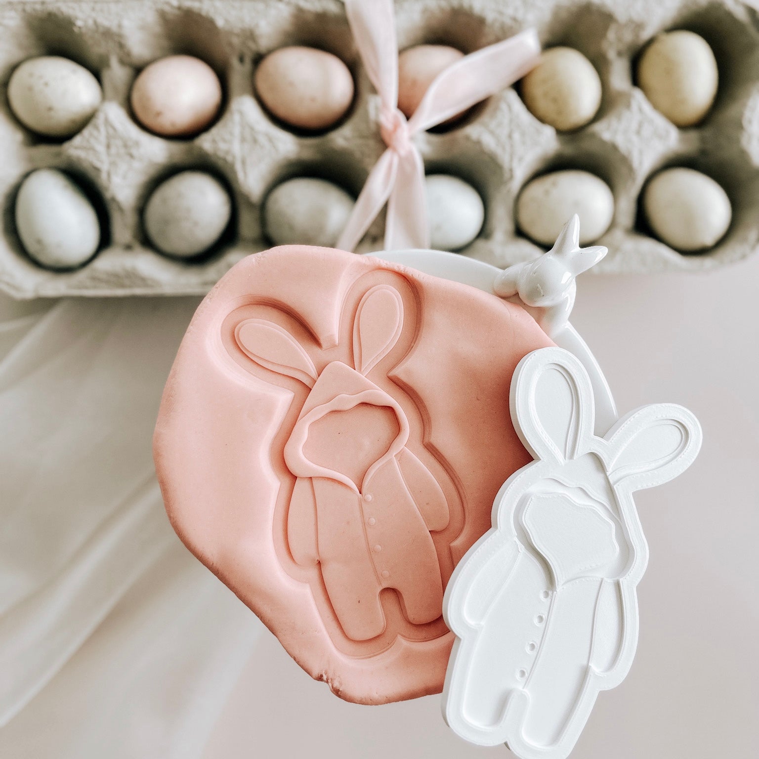 Bunny onesie romper debosser and cutter