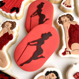 Moulin Rouge Silhouette set of 3 debossers
