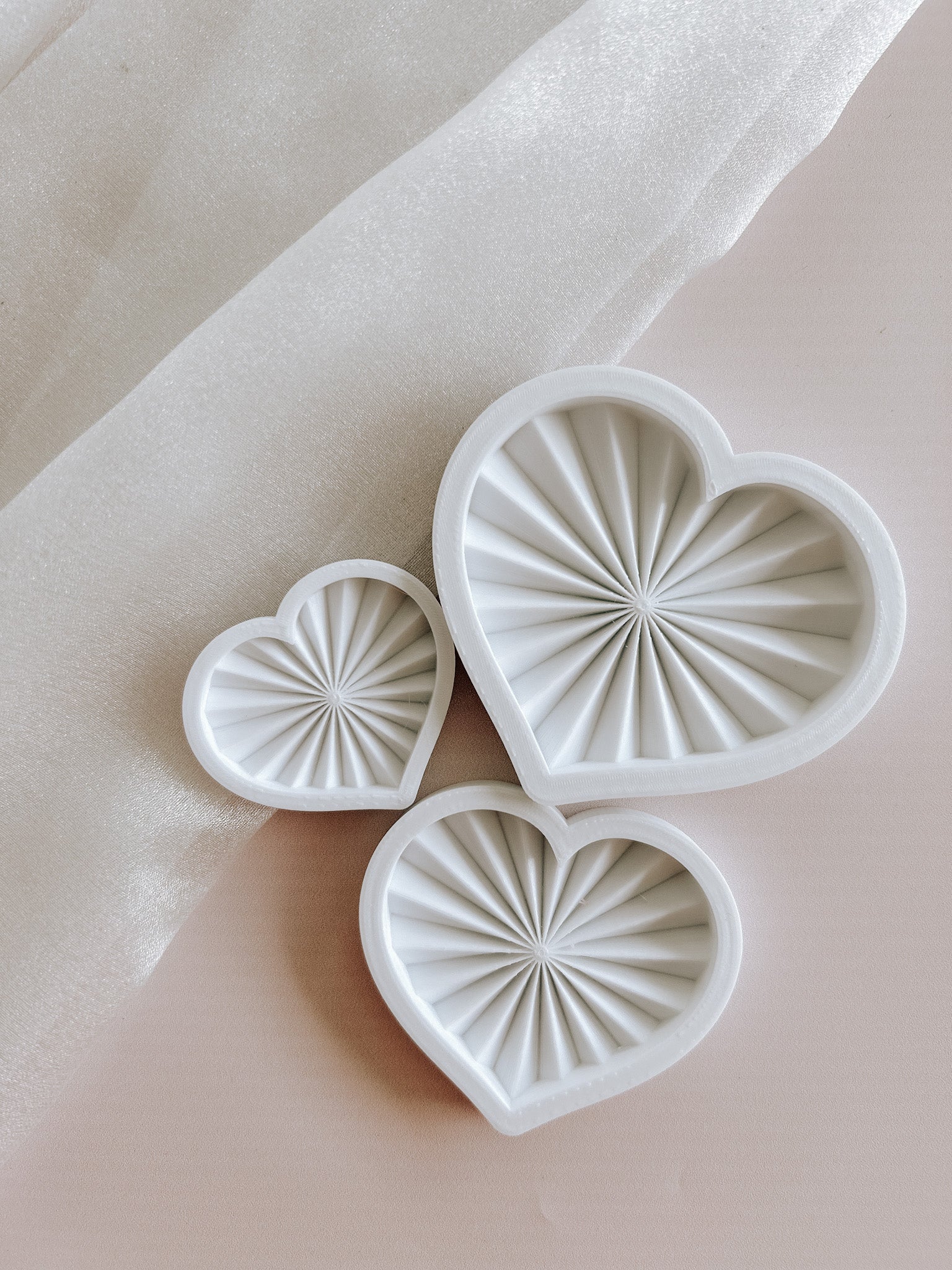 Abstract heart set of 3 hearts and cutters– Boss Embossers