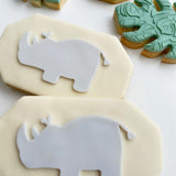 Modern Jungle animals outline set of 5