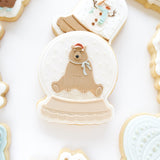 Bear snow globe debosser and cutter