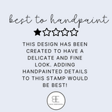 Mini letter beads paddle set debosser and mini cutter