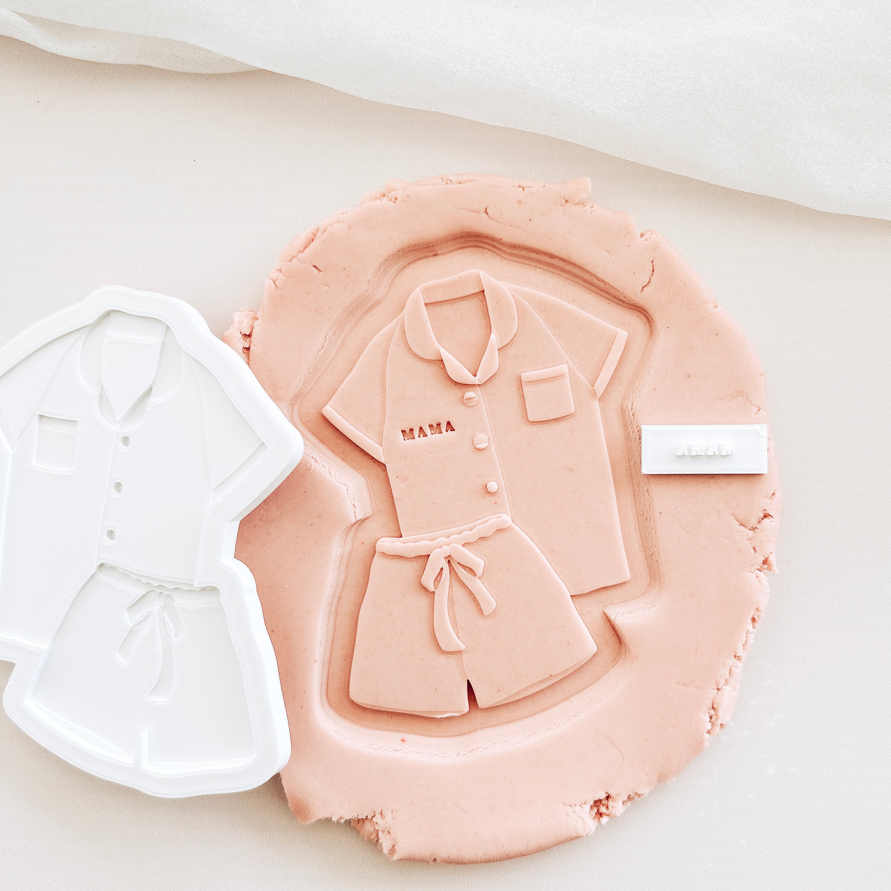 Extra mini Embosser embroidery set of 4