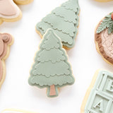 Single pine tree debosser and cutter