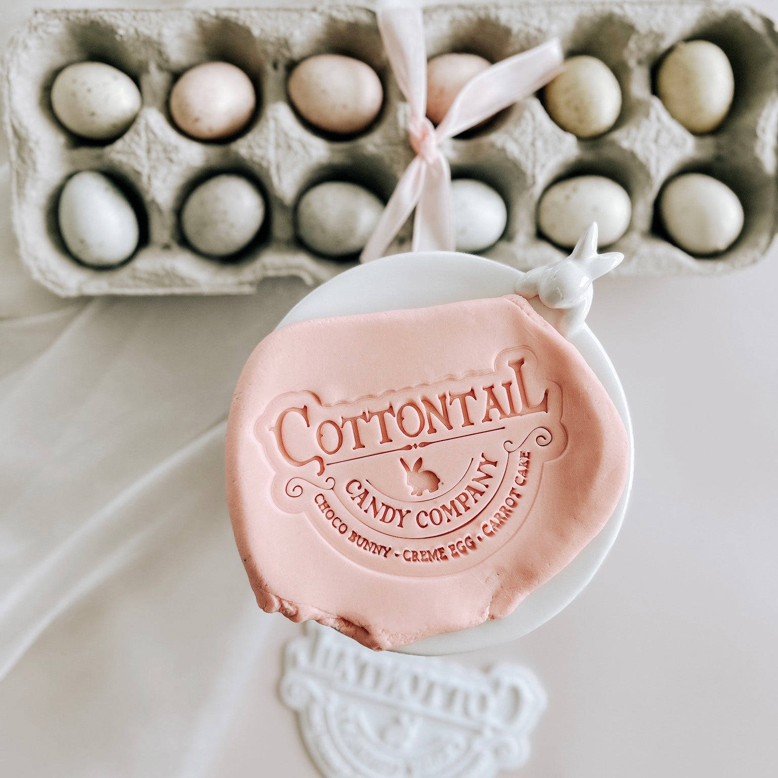 Cottontail candy company Easter Embosser and cutter