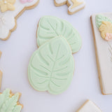 Standard size monstera leaf stamp and cutter