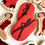 Moulin Rouge Silhouette set of 3 debossers