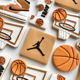 Basketball player debosser stamp