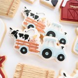 Boho tractor with animals debosser and cutter