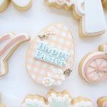 Mini ’Happy Easter’ retro font stamp and cutter
