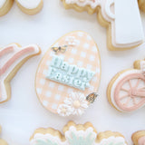 Mini ’Happy Easter’ retro font stamp and cutter