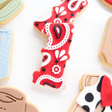 Paisley Print debosser pattern plate