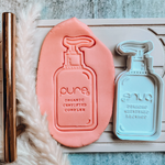 Shampoo Bottle Cookie Embosser and Cutter