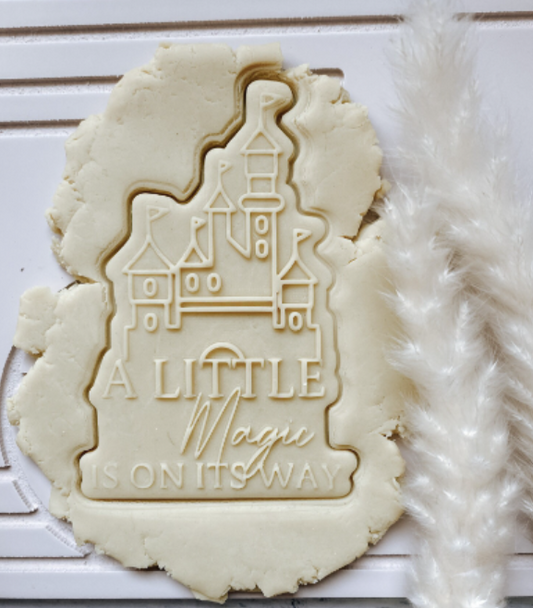 A little magic is on its way castle Cookie Debosser and Cutter