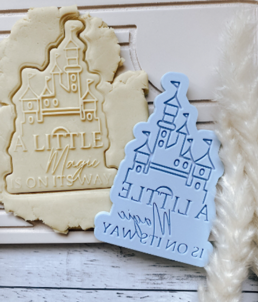 A little magic is on its way castle Cookie Debosser and Cutter
