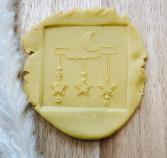 Little dreamer baby mobile cookie debosser