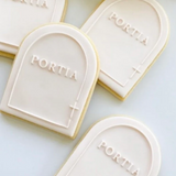 Personalised Baptism with arch and cross