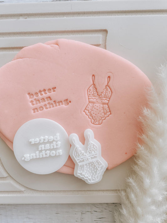 Better than nothing mini set of 2 stamps and cutters