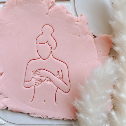 Breast Cancer Awareness Embosser Cookie Stamp