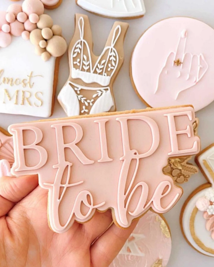 Bride to be stamp and cutter