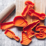 Construction Party Pack Cookie Cutters and Stamps