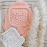 XOXO Valentines or Galentines Day Cake stamp and cutter