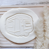 Retirement- Caravan Cookie Stamp and Cutter