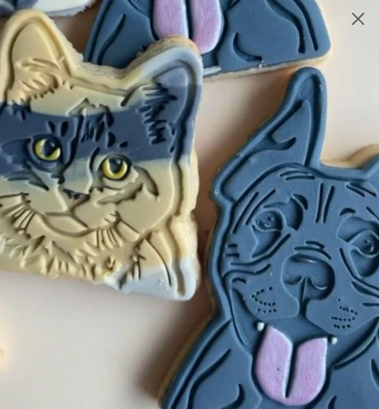 Cat OR Dog cookie stamp and cutter